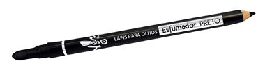 LÁPIS PARA OLHOS, PRETO COM ESFUMADOR